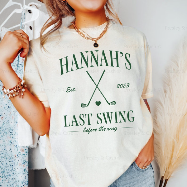 Golf Club Bachelorette Shirt