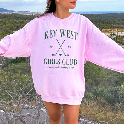 Golf Club Bachelorette Sweatshirt