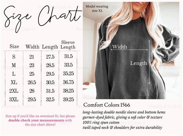 Beach Logo Comfort Colors Sweatshirt