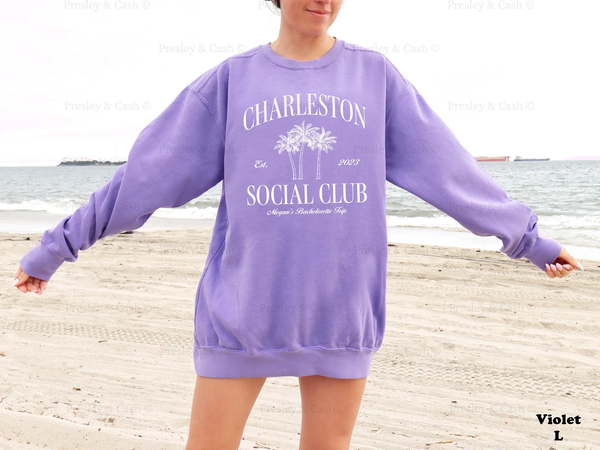 Beach Logo Comfort Colors Sweatshirt