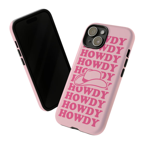 Pink Howdy Hat iPhone Case