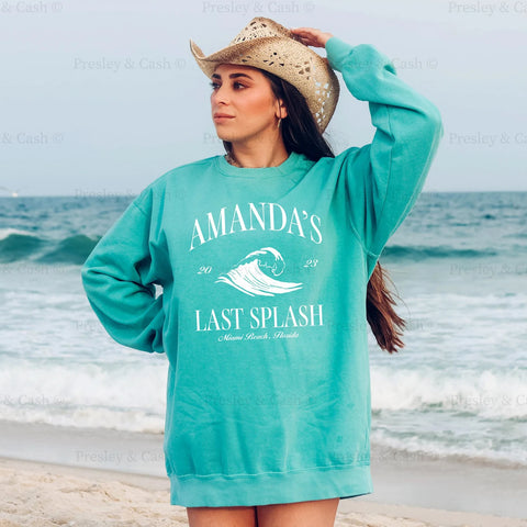 Beach Logo Comfort Colors Sweatshirt