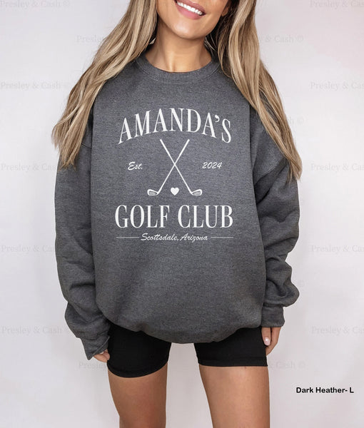 Golf Club Bachelorette Sweatshirt