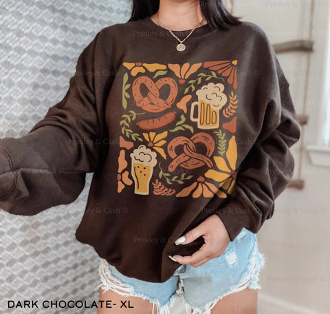 Beer & Pretzel Sweatshirt