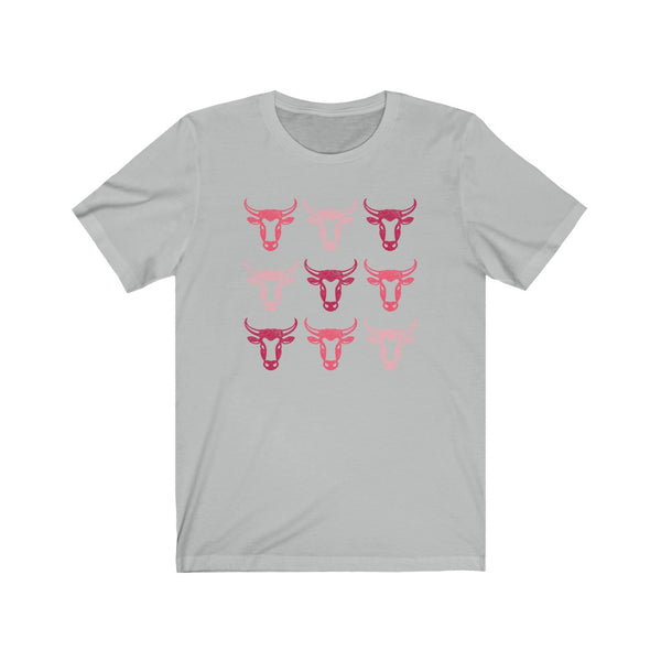 Pink Retro Cow Shirt